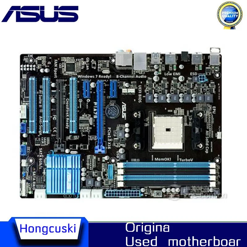Used For ASUS F1A75 original motherboard Socket FM1 DDR3 USB3.0 SATA3 A75 Desktop Motherboard
Used For ASUS F1A75 original motherboard Socket FM1 DDR3 USB3.0 SATA3 A75 Desktop Motherboard