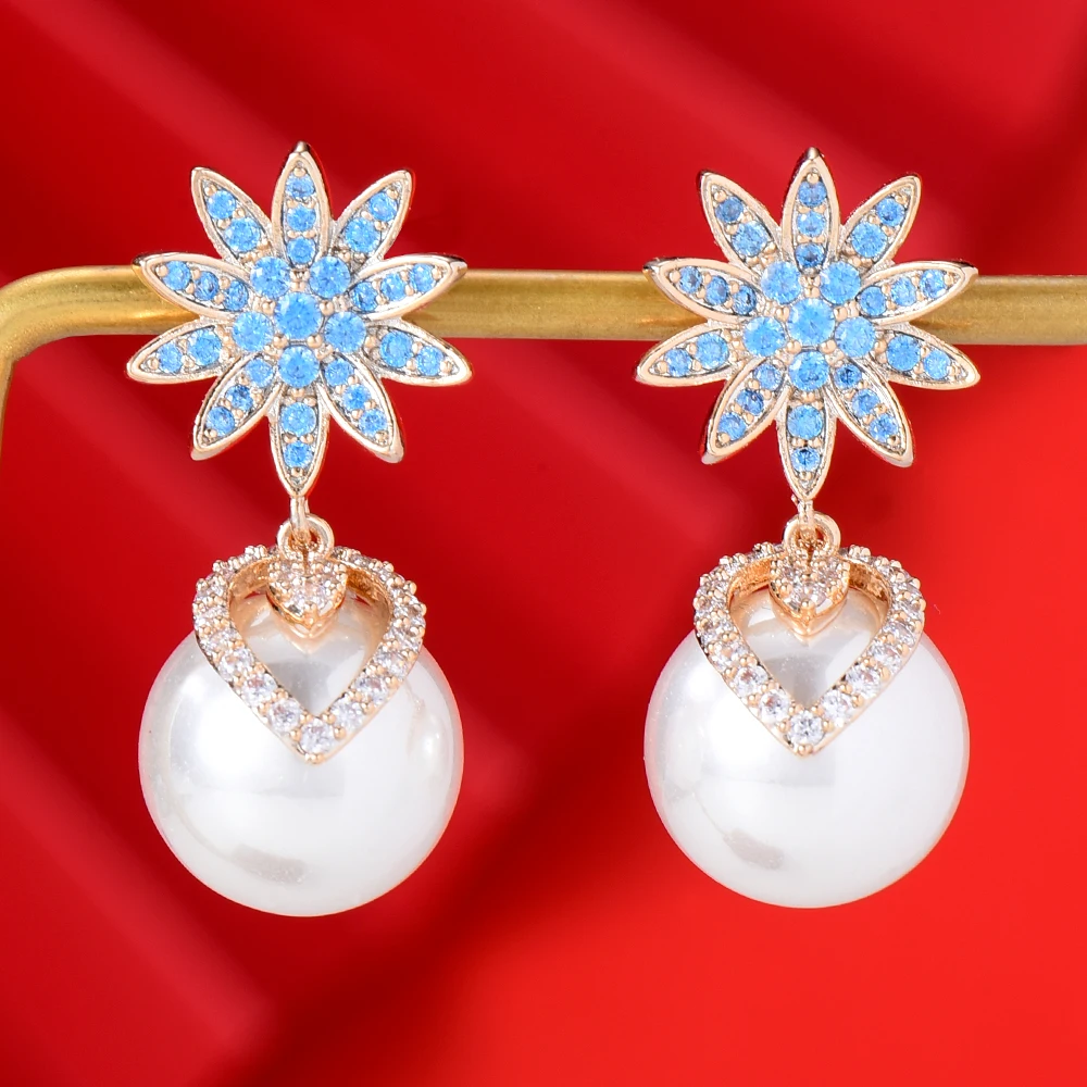 Soramoore Luxury Gorgeous Pearls Earrings Bridal Wedding Women Daily Fashion Charm Gorgeous Fashion High Quality New Design
Soramoore Luxury Gorgeous Pearls Earrings Bridal Wedding Women Daily Fashion Charm Gorgeous Fashion High Quality New Design