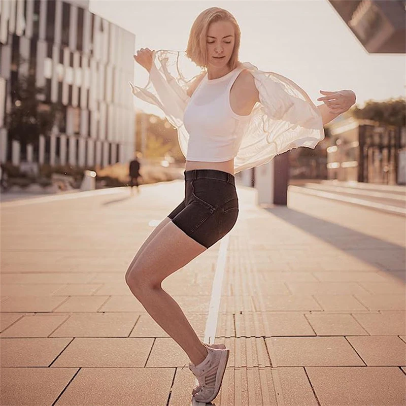 Middle waist Denim Shorts Women Grey Jeans Outfit Soft Stretch Gym Shorts micro Casual Shorts
Middle waist Denim Shorts Women Grey Jeans Outfit Soft Stretch Gym Shorts micro Casual Shorts
