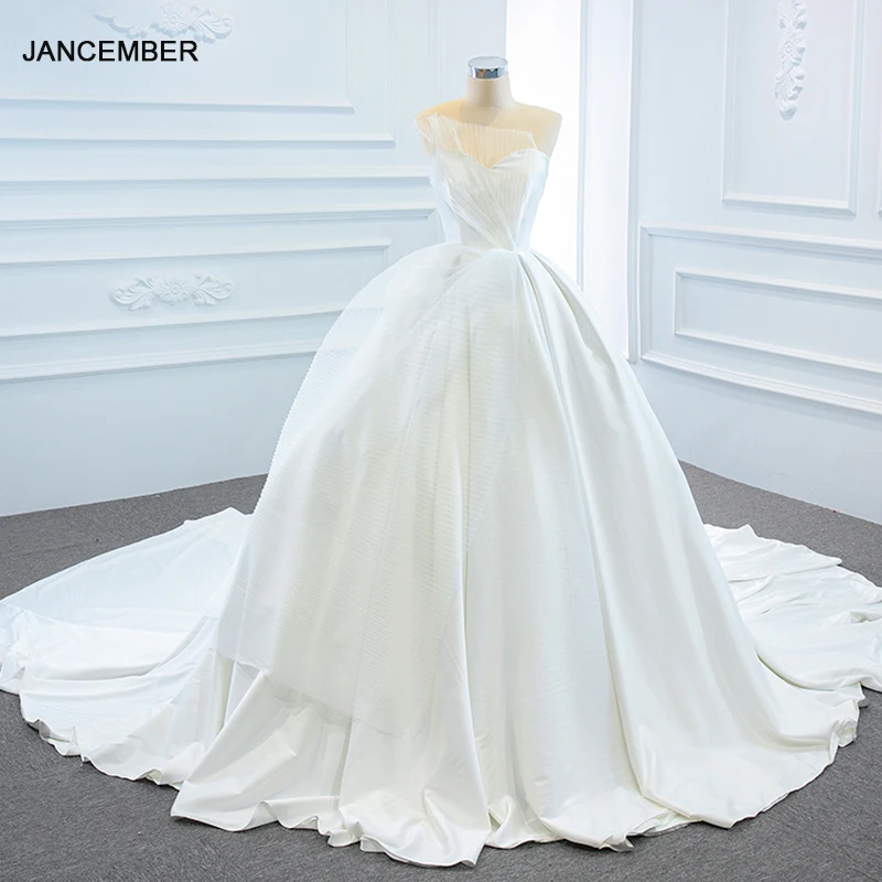 J67163 Jancember White Wedding Dresses 2020 Sweetheart Sleeveless Satin Wedding Gown Brides vestidos de novia белое платье 2020
J67163 Jancember White Wedding Dresses 2020 Sweetheart Sleeveless Satin Wedding Gown Brides vestidos de novia белое платье 2020