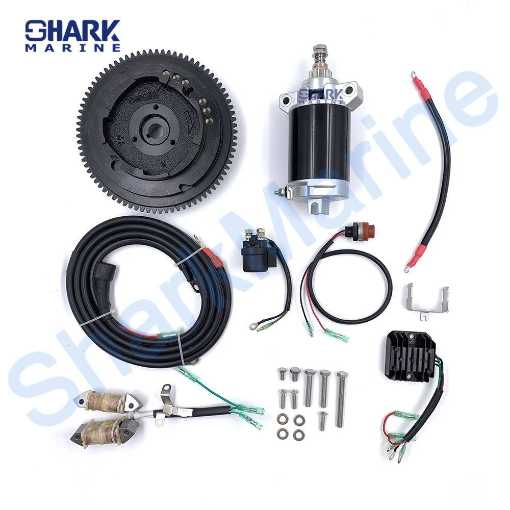 Electrical start conversion kit for YAMAHA 4 stroke 15HP outboard, model 66M
Electrical start conversion kit for YAMAHA 4 stroke 15HP outboard, model 66M