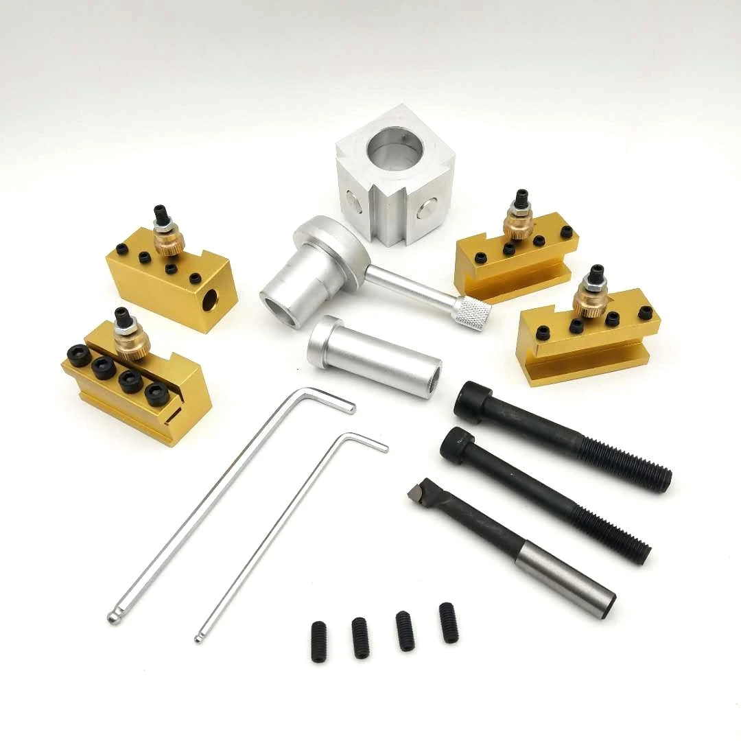 Free Shipping Quick Change Post Holder Kit Set Boring Bar Turning Tool Holder For CNC Mini Lathe HT2427
Free Shipping Quick Change Post Holder Kit Set Boring Bar Turning Tool Holder For CNC Mini Lathe HT2427