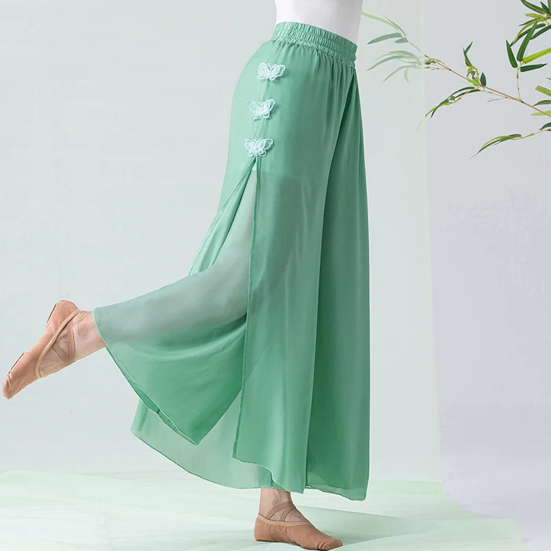 New Modern Folk Dance Practice Pants Professional Classical Dance Training Gauze Trousers Latin Dance Stage Clothing DQL5837
New Modern Folk Dance Practice Pants Professional Classical Dance Training Gauze Trousers Latin Dance Stage Clothing DQL5837