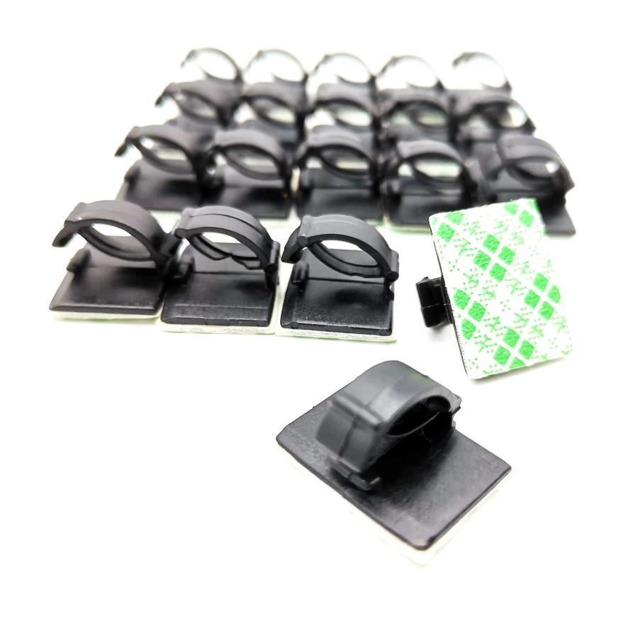 20pcs/lot Cable Clips Self-Adhesive Cord Management Black Wire Holder Organizer Clamp
20pcs/lot Cable Clips Self-Adhesive Cord Management Black Wire Holder Organizer Clamp