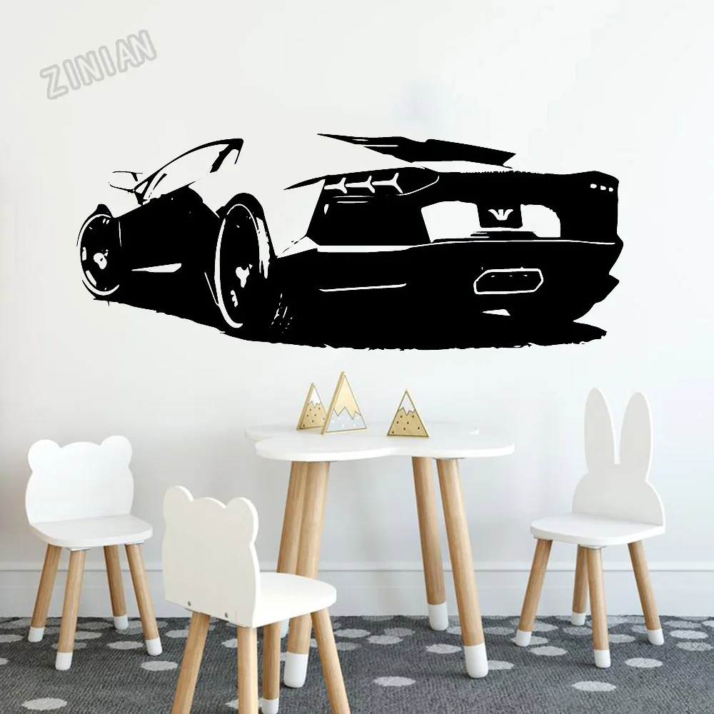 Sport Car Wall Sticker For Children Room Decoration Vinyl Home Interior Wall Decals Removable Nursery Boys Room Wall Murals Y295
Sport Car Wall Sticker For Children Room Decoration Vinyl Home Interior Wall Decals Removable Nursery Boys Room Wall Murals Y295