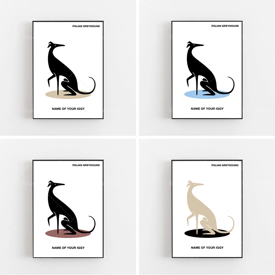 Lévrier italien personnalisé impression personnalisé minimaliste affiche cadeau chien Whippet abstrait
Lévrier italien personnalisé impression personnalisé minimaliste affiche cadeau chien Whippet abstrait