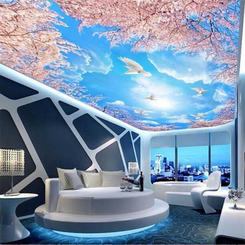 Пользовательские 3d обои beibehang, синее небо, белые облака, Вишневое дерево, 3d Зенит, Фреска для гостиной, спальни, ресторана, потолочные обои
Пользовательские 3d обои beibehang, синее небо, белые облака, Вишневое дерево, 3d Зенит, Фреска для гостиной, спальни, ресторана, потолочные обои