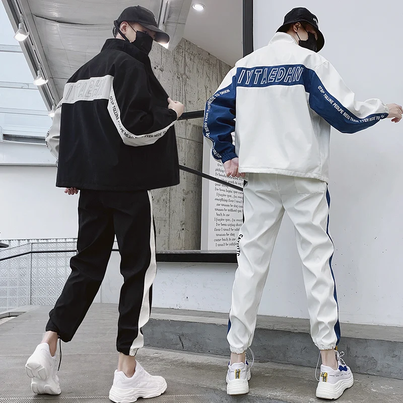 Men's Patchwork Sweatsuit Sweatshirt + Sweatpants Running tracksuit men Sports Set Training Suit Sport Wear
Men's Patchwork Sweatsuit Sweatshirt + Sweatpants Running tracksuit men Sports Set Training Suit Sport Wear