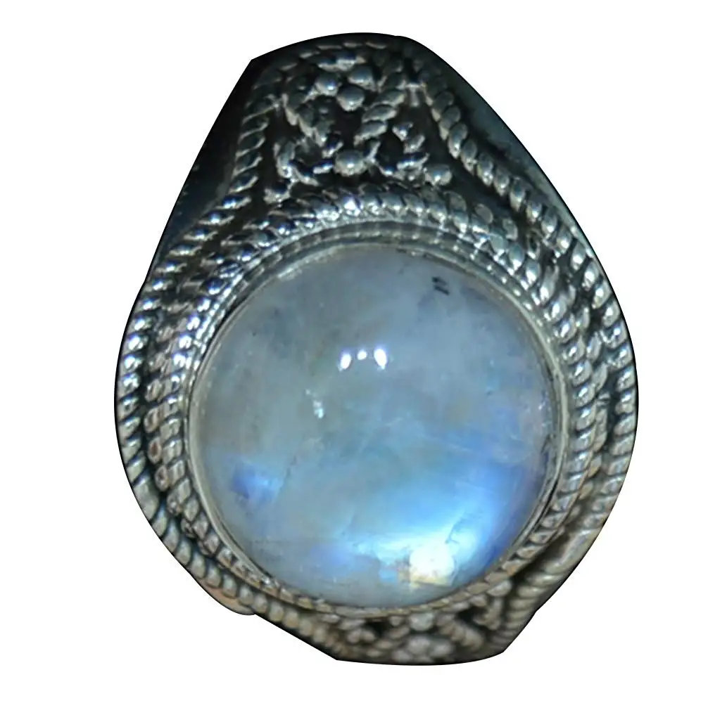 Кольцо из стерлингового серебра 925 пробы с натуральным синим огненным лунным камнем, размер США: 8,75, 2SR453
Кольцо из стерлингового серебра 925 пробы с натуральным синим огненным лунным камнем, размер США: 8,75, 2SR453