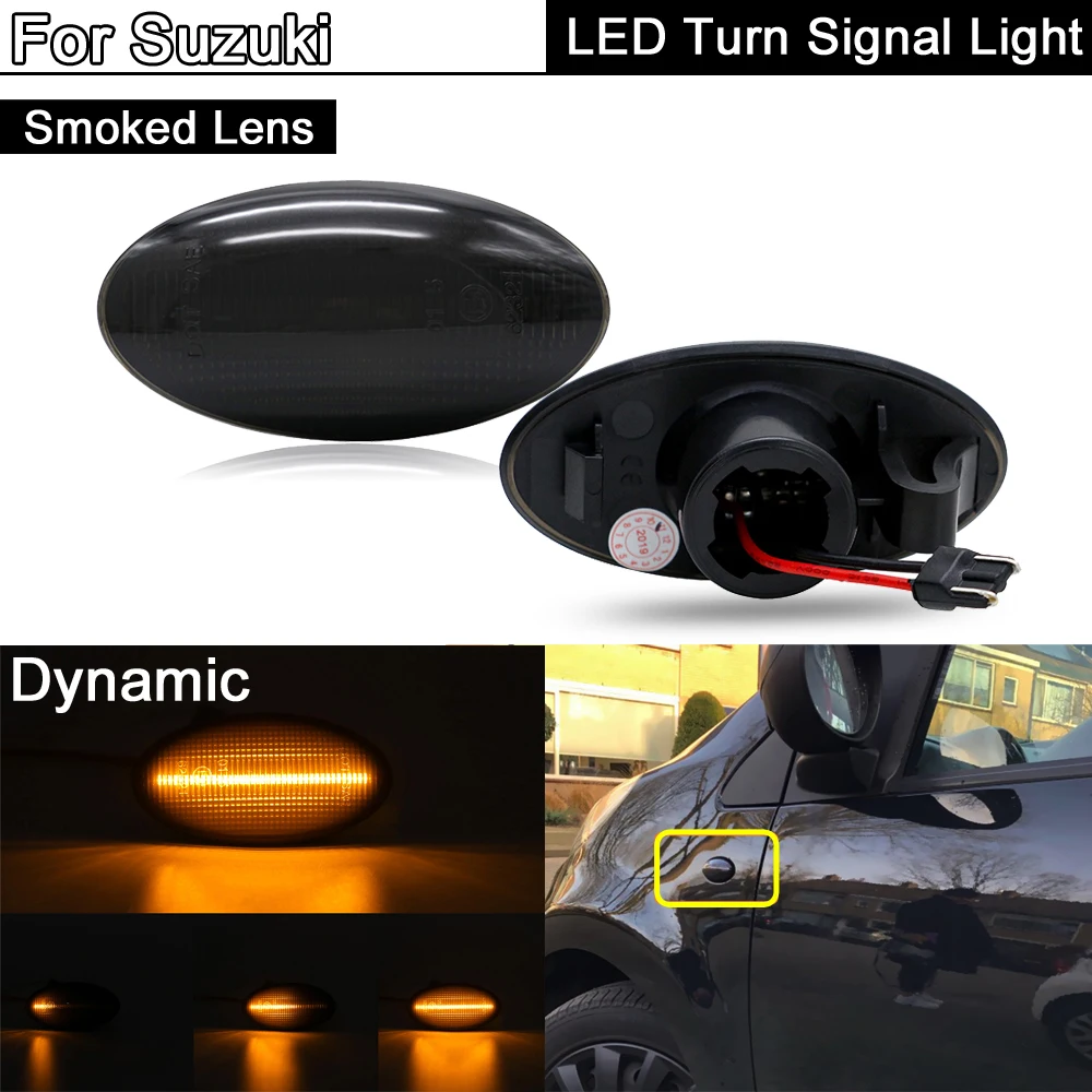 Dynamic Amber LED Side Marker Light For Suzuki Grand Vitara Splash Swift SX4 Jimny For Opel For Fiat
Dynamic Amber LED Side Marker Light For Suzuki Grand Vitara Splash Swift SX4 Jimny For Opel For Fiat