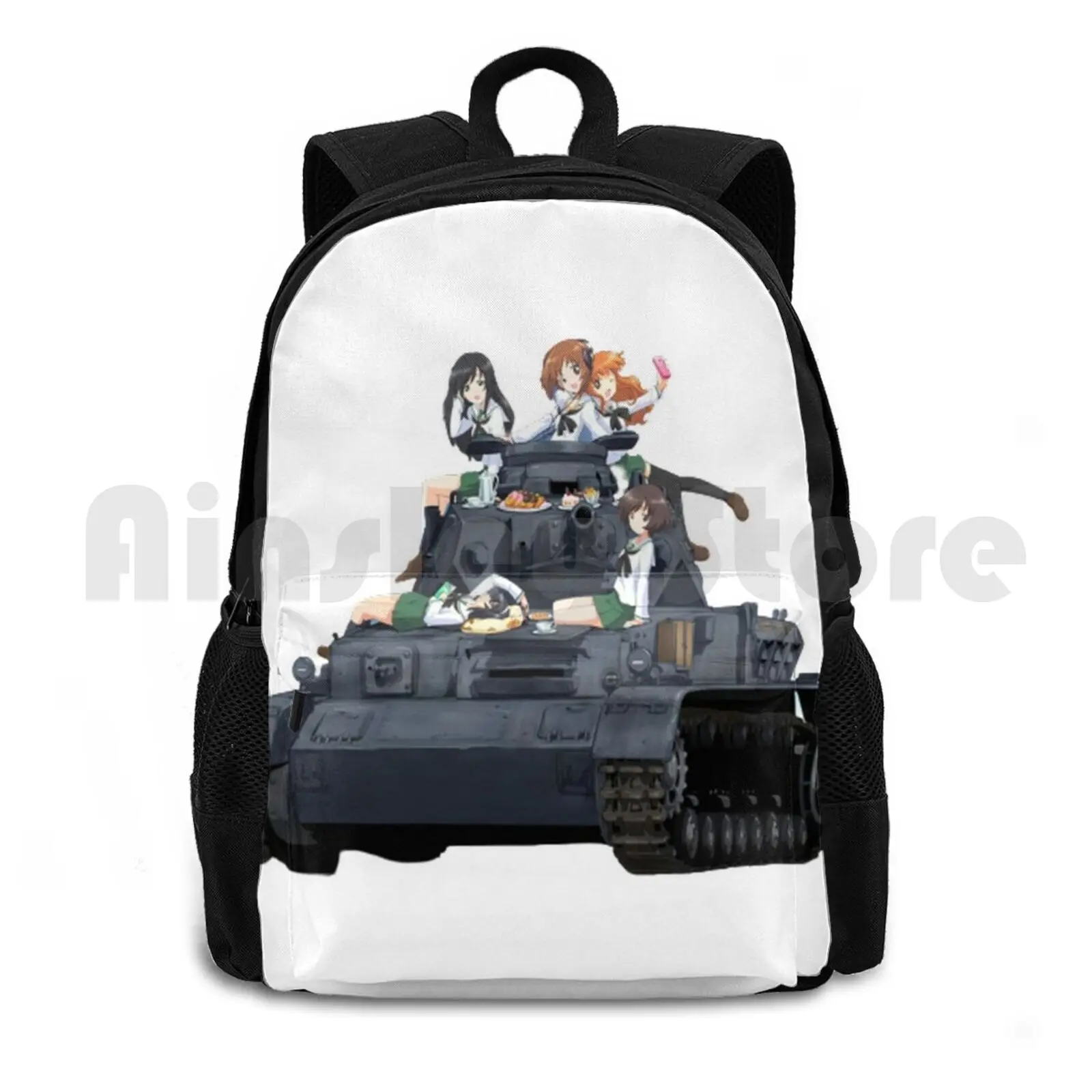 Girls Und Panzer-Anglerfish Team On Tank Outdoor Hiking Backpack Waterproof Camping Travel Girls Und Panzer Panzer Tank Miho
Girls Und Panzer-Anglerfish Team On Tank Outdoor Hiking Backpack Waterproof Camping Travel Girls Und Panzer Panzer Tank Miho
