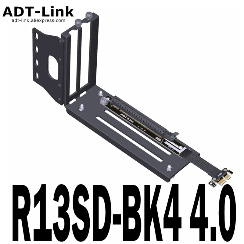 90 Degree Right Angle PCIe 4.0 x1 to x16 PCI Express 1x Riser Card Extender Ribbon Cable Graphics Card Vertical Bracket
90 Degree Right Angle PCIe 4.0 x1 to x16 PCI Express 1x Riser Card Extender Ribbon Cable Graphics Card Vertical Bracket
