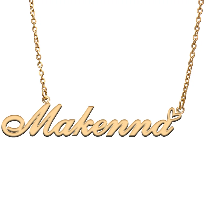 Makenna Name Tag Necklace Personalized Pendant Jewelry Gifts for Mom Daughter Girl Friend Birthday Christmas Party Present
Makenna Name Tag Necklace Personalized Pendant Jewelry Gifts for Mom Daughter Girl Friend Birthday Christmas Party Present