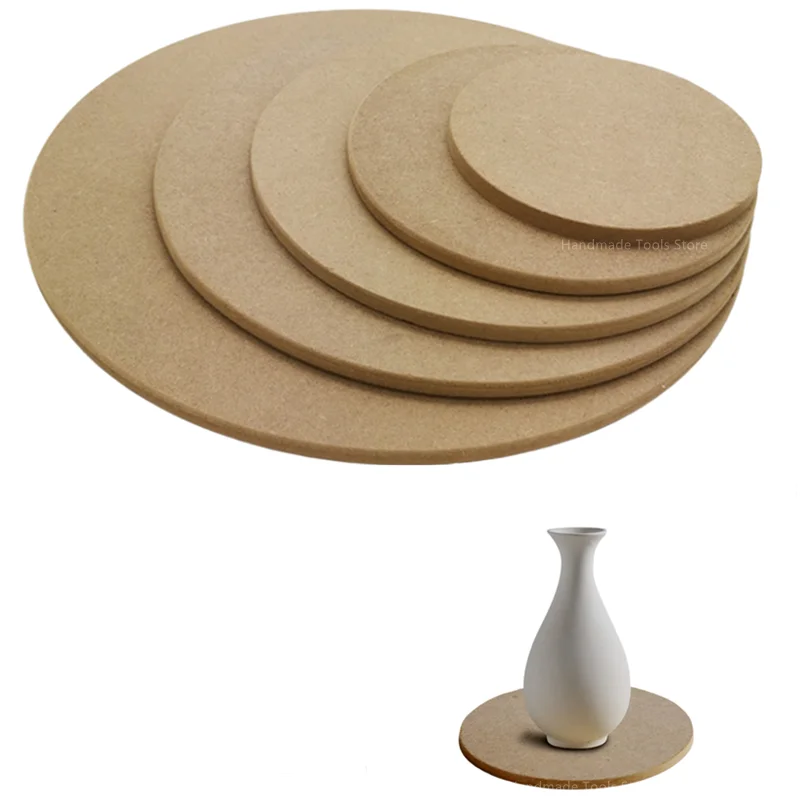 Circular Density Board for Pottery Art Backing Plate Wood Fiber Ceramic Blank Drying Board Clay Sculpture Tray DIY Tools
Circular Density Board for Pottery Art Backing Plate Wood Fiber Ceramic Blank Drying Board Clay Sculpture Tray DIY Tools