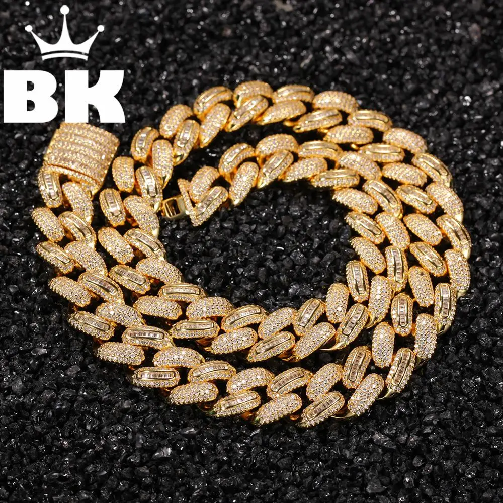 Блинг KING 15,5 мм Bagnette микс Циркон Майами Одежда высшего качества в стиле хип-хоп, ожерелье, роскошные ювелирные изделия из чистого льдом CZ ювелирные изделия для мужчин и женщин, устройство цифровой индикации
Блинг KING 15,5 мм Bagnette микс Циркон Майами Одежда высшего качества в стиле хип-хоп, ожерелье, роскошные ювелирные изделия из чистого льдом CZ ювелирные изделия для мужчин и женщин, устройство цифровой индикации
