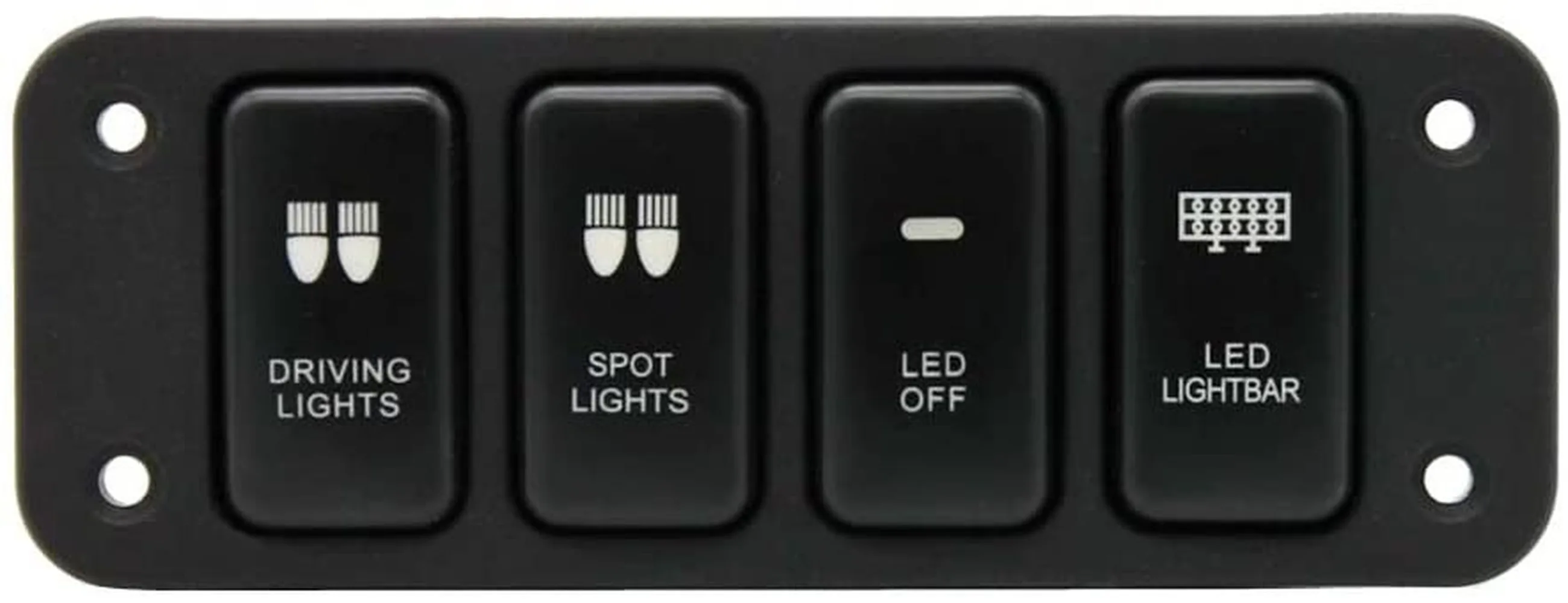 Waterproof Car Auto Boat Marine On/Off Rocker Toggle 4-Gang Switch Panel 12V
Waterproof Car Auto Boat Marine On/Off Rocker Toggle 4-Gang Switch Panel 12V