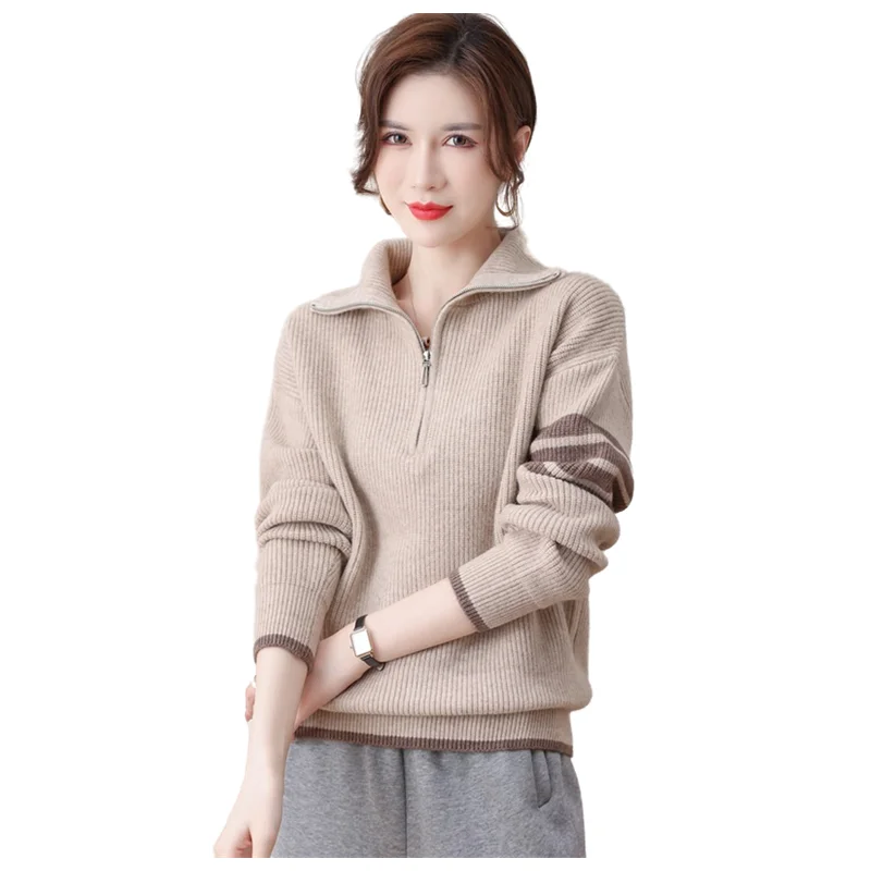 Women's Thickened Sweater, Designer Knitted Tops, Casual Loose Lapel, Long Sleeve, Outer Wear Cardigan, Autumn, Winter, New
Women's Thickened Sweater, Designer Knitted Tops, Casual Loose Lapel, Long Sleeve, Outer Wear Cardigan, Autumn, Winter, New