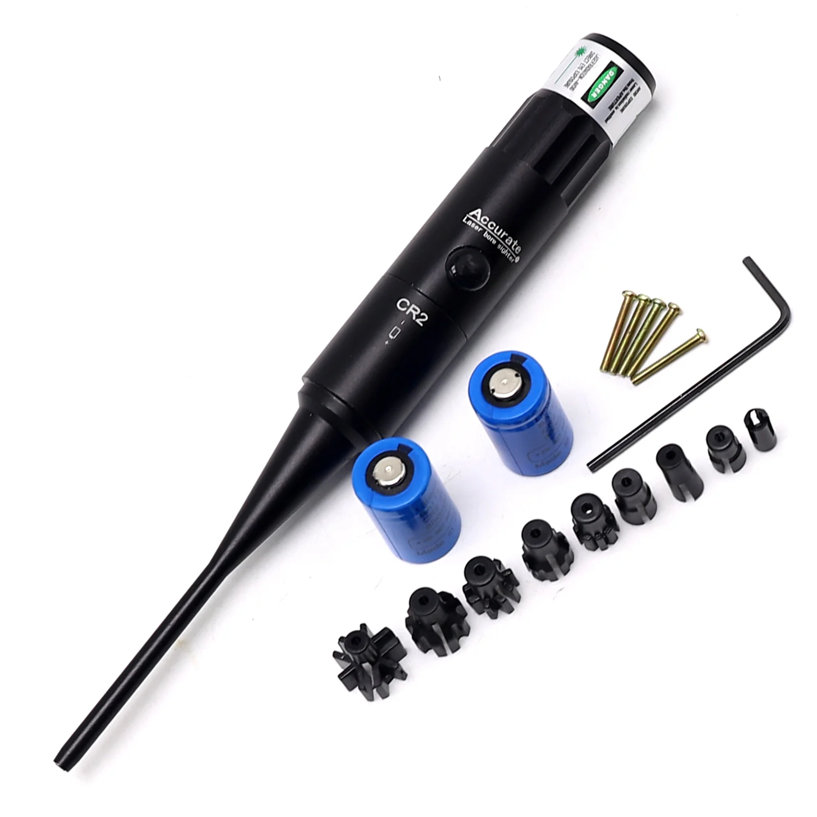 TiRock Bore Sight Kit Bright Green Dot BoreSighter with Big Button Switch for .17 to .54 Caliber Hunting Green Laser
TiRock Bore Sight Kit Bright Green Dot BoreSighter with Big Button Switch for .17 to .54 Caliber Hunting Green Laser