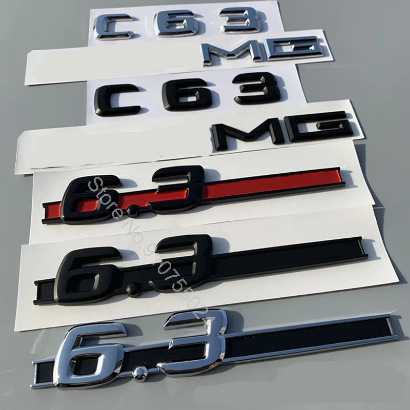 C63 6.3 Fender Emblem Badge Car sticker for W207 W211 W212 W203 W204 W205 C63 E63 Chrome Matte Black Letter
C63 6.3 Fender Emblem Badge Car sticker for W207 W211 W212 W203 W204 W205 C63 E63 Chrome Matte Black Letter