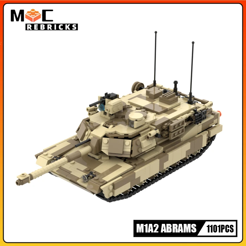 Военная серия M1A2 ABRAMS Бронированный танк Строительный блок Боевой танк WW2 Армейская фигурка Негрузочные солдатские кирпичи Игрушки Рождественский подарок
Военная серия M1A2 ABRAMS Бронированный танк Строительный блок Боевой танк WW2 Армейская фигурка Негрузочные солдатские кирпичи Игрушки Рождественский подарок