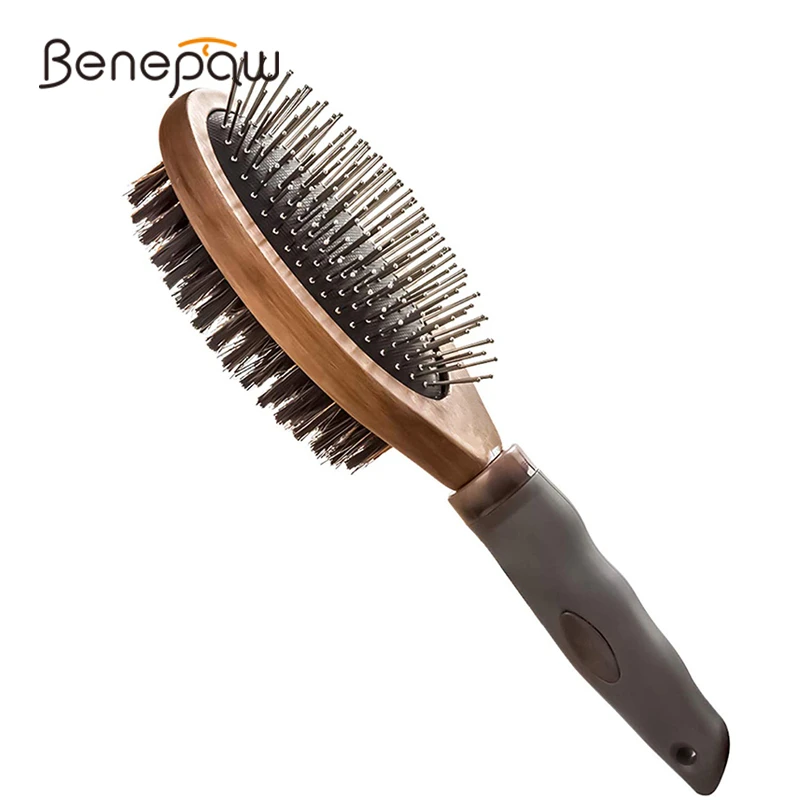 Benepaw Double Sided Dog Brush Grooming Eco-friendly Wooden Comfortable Pin Cat Pet Comb For Hair Detangling Dirt Cleaning
Benepaw Double Sided Dog Brush Grooming Eco-friendly Wooden Comfortable Pin Cat Pet Comb For Hair Detangling Dirt Cleaning