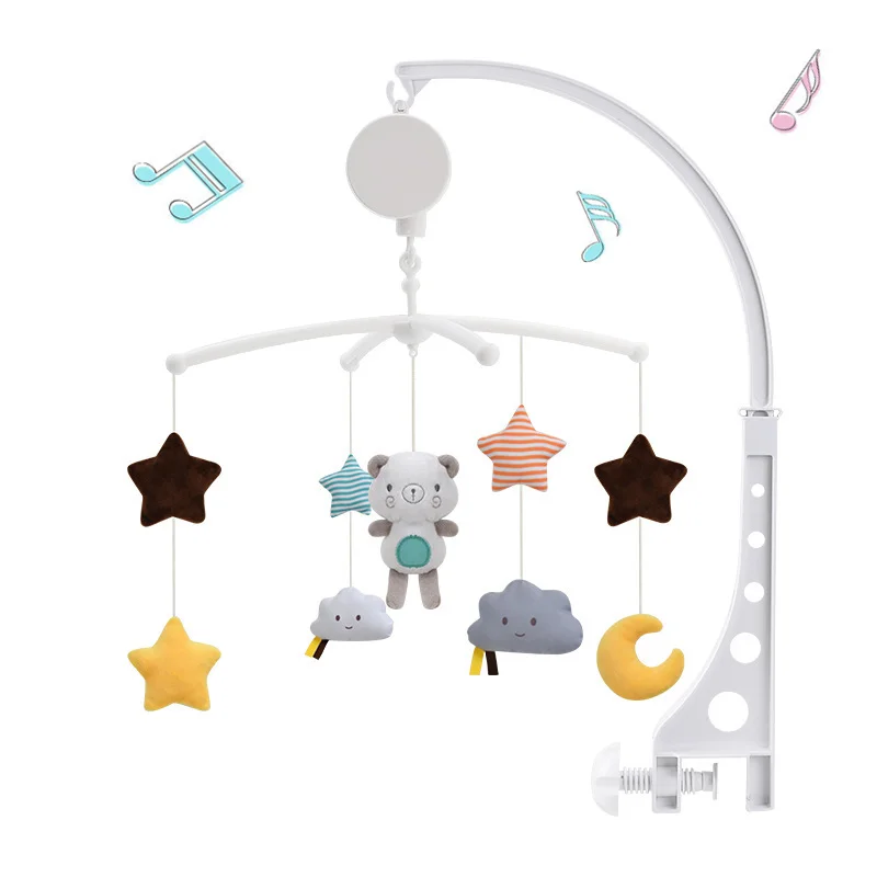 Мобиль музыкальный для детской кроватки, подвесная вращающаяся игрушка для кровати/коляски, развивающие игрушки для младенцев и новорожденных 0-12 месяцев, подарок для мальчиков и девочек 
Мобиль музыкальный для детской кроватки, подвесная вращающаяся игрушка для кровати/коляски, развивающие игрушки для младенцев и новорожденных 0-12 месяцев, подарок для мальчиков и девочек