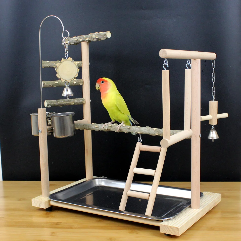 Natural Living Playground for Parrot Bird Swing Climbing Hanging Playstands Bird Activity Center Wooden Exercise Play Perch
Natural Living Playground for Parrot Bird Swing Climbing Hanging Playstands Bird Activity Center Wooden Exercise Play Perch