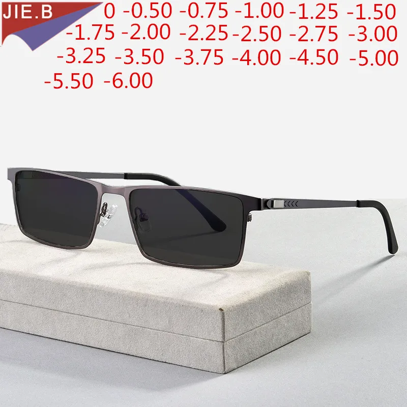 New Type Of Titanium Alloy Photochromic Myopia Frame For Men And Women Students Myopia Correction Glasses -0.50 -0.75 -1.0 to -6
New Type Of Titanium Alloy Photochromic Myopia Frame For Men And Women Students Myopia Correction Glasses -0.50 -0.75 -1.0 to -6
