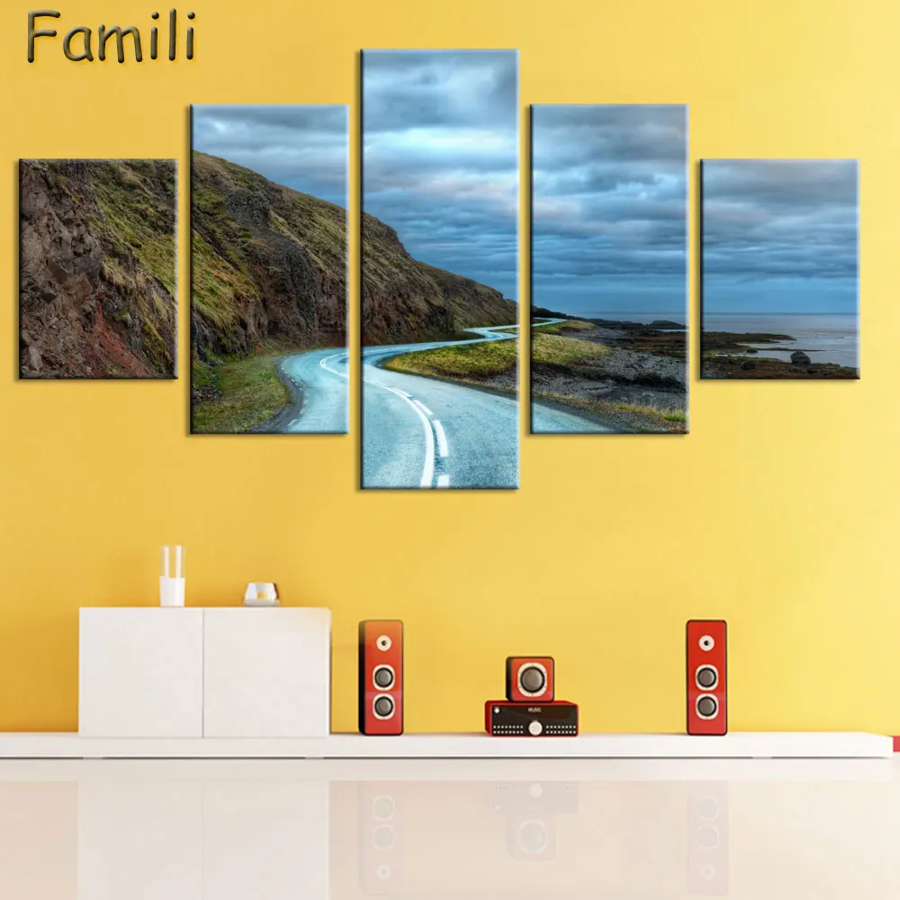 Canvas Wall Art Poster Home Decor Living Room 5 Pieces European Sunset Highway Cityscape Paintings HD Prints Pictures Framework
Canvas Wall Art Poster Home Decor Living Room 5 Pieces European Sunset Highway Cityscape Paintings HD Prints Pictures Framework