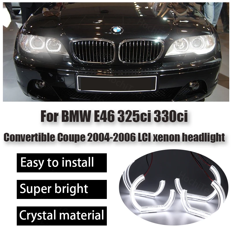 DRL Cut Style DTM U Shape Light Day Light Crystal LED Angel Eyes Kit для BMW E46 Convertible Coupe 2004-2006 LCI Ксеноновая фара
DRL Cut Style DTM U Shape Light Day Light Crystal LED Angel Eyes Kit для BMW E46 Convertible Coupe 2004-2006 LCI Ксеноновая фара