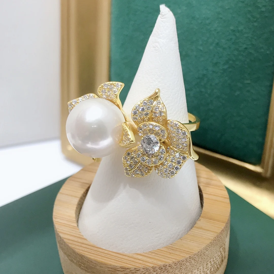 Solid 925 Sterling Silver Round 12-13mm Nature Fresh Water White Pearl Rings for Women Fine Birthday Presents
Solid 925 Sterling Silver Round 12-13mm Nature Fresh Water White Pearl Rings for Women Fine Birthday Presents
