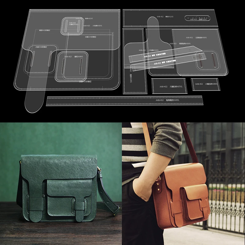 New Acrylic Version Drawing Diy Sewing Pattern Shoulder Handmade Leather Goods Messenger Bag Paper Pattern Template
New Acrylic Version Drawing Diy Sewing Pattern Shoulder Handmade Leather Goods Messenger Bag Paper Pattern Template