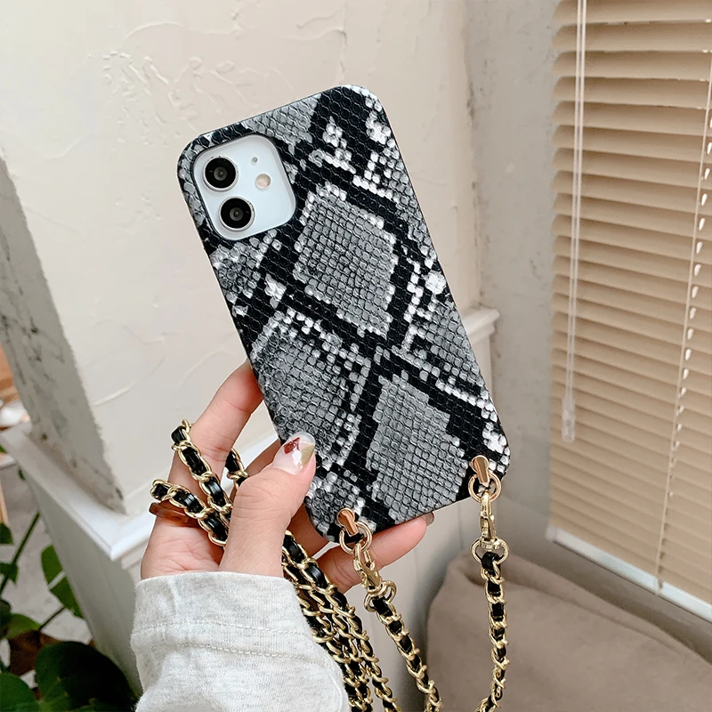 Crocodile Skin Leather Phone Case Crossbody Strap Cord Luxury Cover for iPhone 11 12 13 Pro Max Mini 7 8 Plus XR X XS Max
Crocodile Skin Leather Phone Case Crossbody Strap Cord Luxury Cover for iPhone 11 12 13 Pro Max Mini 7 8 Plus XR X XS Max