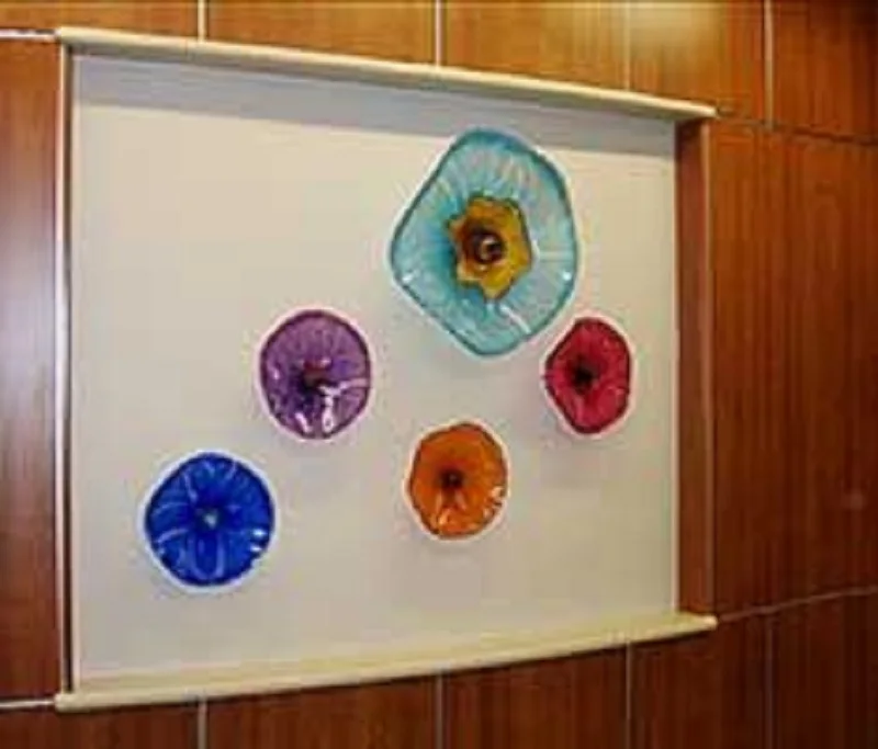 Recessed Restaurant Wall Decoration Lighting Round Decorative Glass Plate Wall Art
Recessed Restaurant Wall Decoration Lighting Round Decorative Glass Plate Wall Art