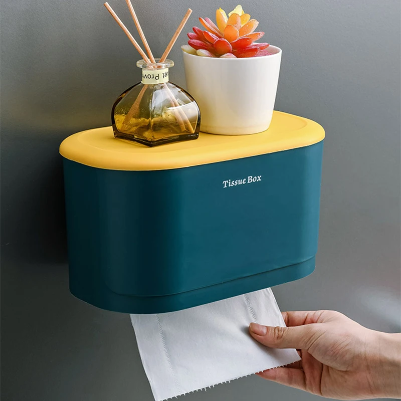 Wall Mounted Toilet Paper Box Punch-Free Tissue Storage Waterproof Storage Kitchen Roll Paper Holder Bathroom Supplies
Wall Mounted Toilet Paper Box Punch-Free Tissue Storage Waterproof Storage Kitchen Roll Paper Holder Bathroom Supplies