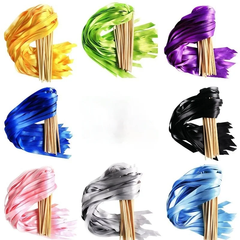 50Pcs/lot Color Ribbon Stick Rotating Magic Wand Twirling Streamers Party Supplies Scene Wedding Birthday Decoration Ribbon Rod
50Pcs/lot Color Ribbon Stick Rotating Magic Wand Twirling Streamers Party Supplies Scene Wedding Birthday Decoration Ribbon Rod