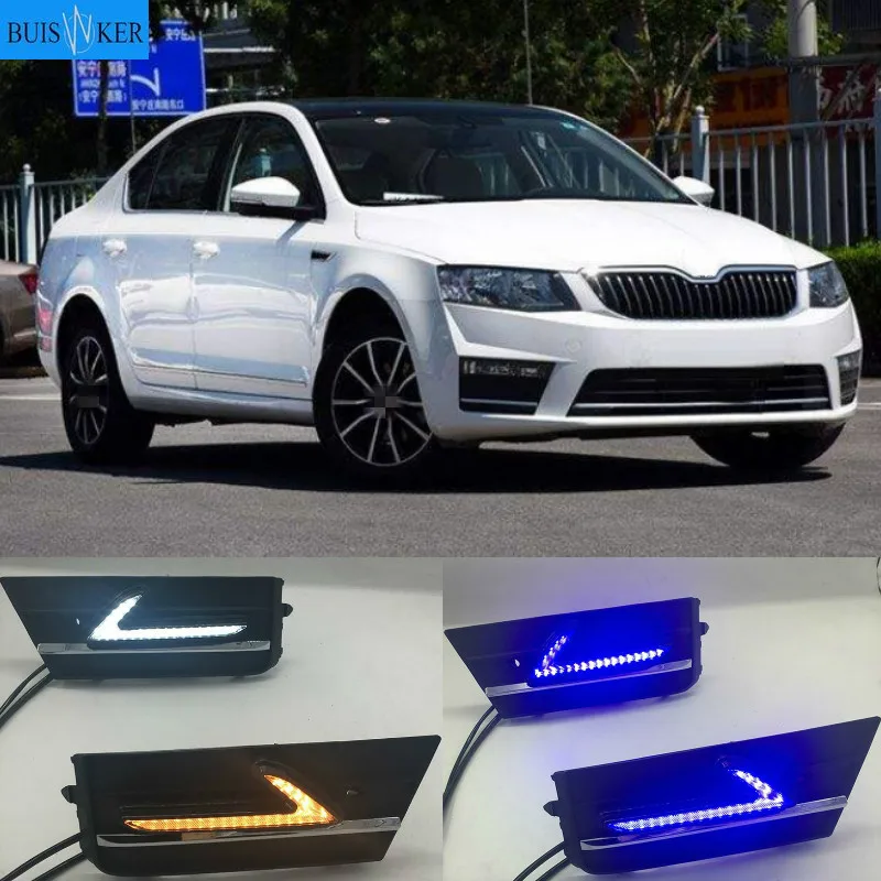 LED Daytime Running Light For Skoda Octavia 2017 Car Accessories Waterproof 12V DRL Fog Lamp Decoration
LED Daytime Running Light For Skoda Octavia 2017 Car Accessories Waterproof 12V DRL Fog Lamp Decoration