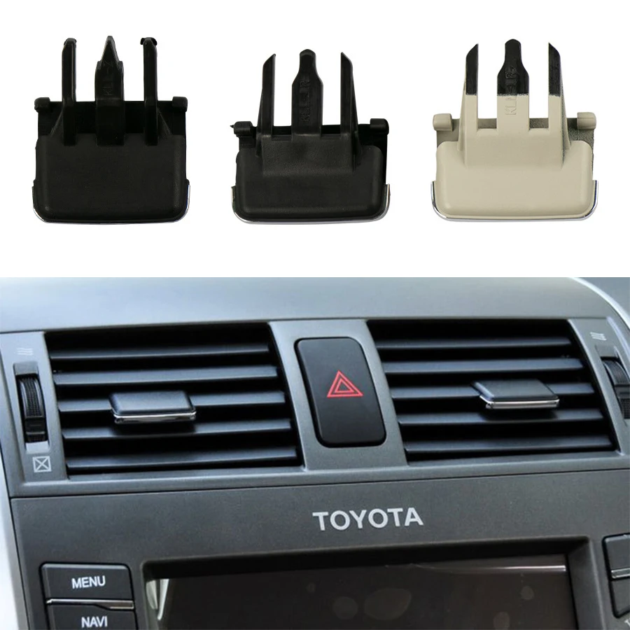 Air Conditioning Vent Toggle Pad for Toyota Corolla 2007-2013 Wind Grille Adjustment Plectrum Knob Outlet Card Clip Piece Repair
Air Conditioning Vent Toggle Pad for Toyota Corolla 2007-2013 Wind Grille Adjustment Plectrum Knob Outlet Card Clip Piece Repair