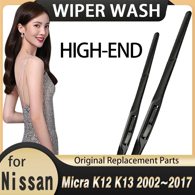 for Nissan Micra K12 K13 2002~2017 2003 2004 2010 2011 2014 2015 2016 Car Wiper Blade Front Windscreen Wipers Car Accessories
for Nissan Micra K12 K13 2002~2017 2003 2004 2010 2011 2014 2015 2016 Car Wiper Blade Front Windscreen Wipers Car Accessories