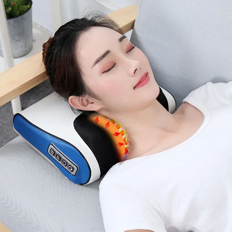 Neck Massager roller Cervical spine Massager Waist Shoulder Back Electric Multifunction Massage Pillow chair Full Body Cushion
Neck Massager roller Cervical spine Massager Waist Shoulder Back Electric Multifunction Massage Pillow chair Full Body Cushion