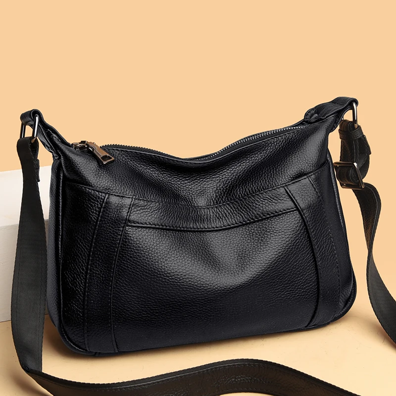 High Quality Genuine Leather Women Shoulder Bag Designer High Capacity Handbag Travel Luxury Hand Bag Female Large Messenger Bag
High Quality Genuine Leather Women Shoulder Bag Designer High Capacity Handbag Travel Luxury Hand Bag Female Large Messenger Bag