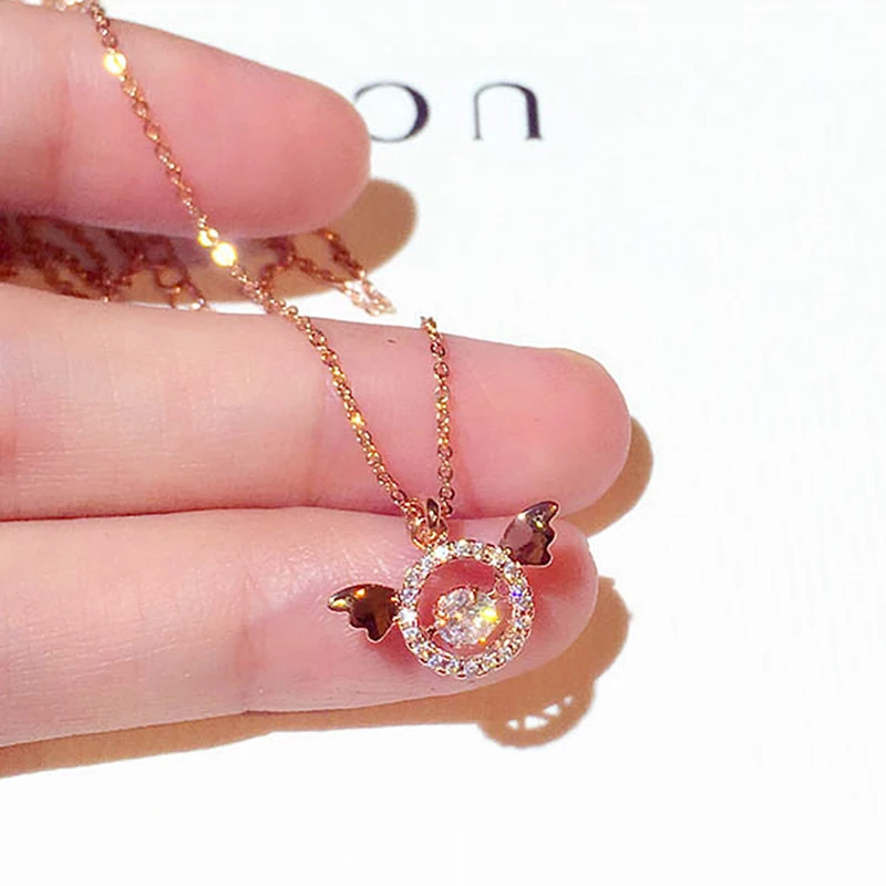 Hot Sale Exquisite Super Shine Zircon Wing Necklace for Women AAA Cubic Zirconia CZ Luxury Temperament Kolye Pendant Jewelry
Hot Sale Exquisite Super Shine Zircon Wing Necklace for Women AAA Cubic Zirconia CZ Luxury Temperament Kolye Pendant Jewelry