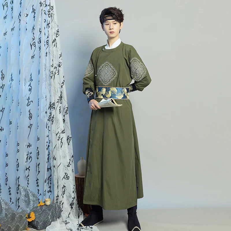 Plus Size Men's Chinese Style Ancient Embroidery Hanfu China Style Folk Dance Robe Cosplay Costume Kimono Traditional Clothing
Plus Size Men's Chinese Style Ancient Embroidery Hanfu China Style Folk Dance Robe Cosplay Costume Kimono Traditional Clothing