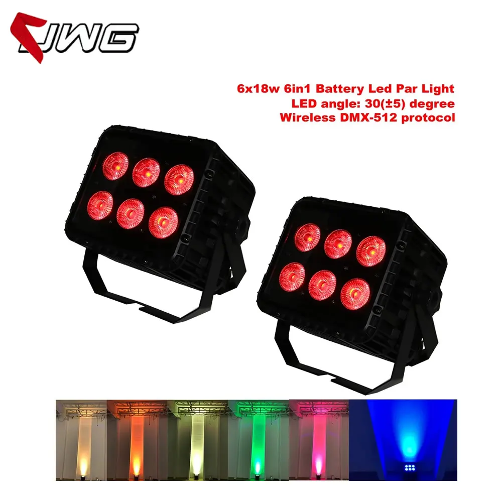 2pcs/lot Led Par Battery Floodlight 6x18W 6IN1 Led Spotlight Battery Wifi Par Led RGBWA UV Wifi Uplight For Weddings Nightclub
2pcs/lot Led Par Battery Floodlight 6x18W 6IN1 Led Spotlight Battery Wifi Par Led RGBWA UV Wifi Uplight For Weddings Nightclub