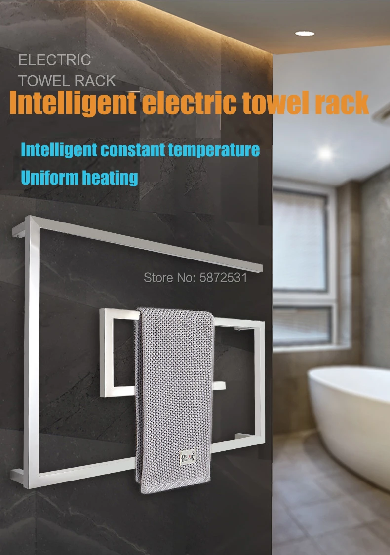 2021 New Latest Ideas Electric bath towel warmer 304 stainless steel shower room Black Electric towel rack for bathroom
2021 New Latest Ideas Electric bath towel warmer 304 stainless steel shower room Black Electric towel rack for bathroom