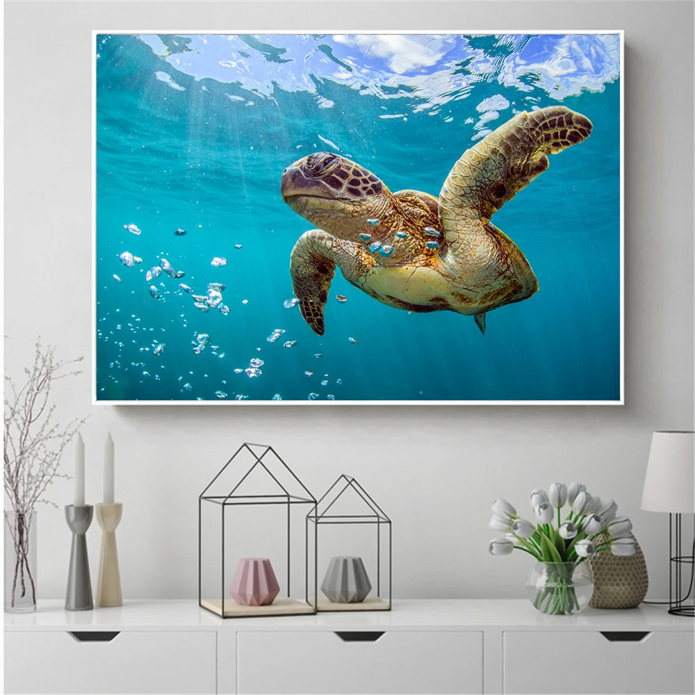 Sea Turtle Painting Art Print Ocean Turtle Poster Wall Art Picture for Bathroom Decoration Kids Bedroom Decor Canvas Print
Sea Turtle Painting Art Print Ocean Turtle Poster Wall Art Picture for Bathroom Decoration Kids Bedroom Decor Canvas Print