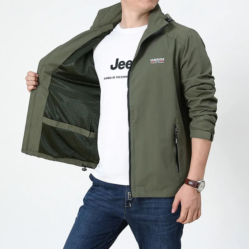 Pop Men's Windbreaker Jackets Waterproof Military Hooded Water Proof Wind Breaker Casual Coat Male Clothing Autumn Jackets Men
Pop Men's Windbreaker Jackets Waterproof Military Hooded Water Proof Wind Breaker Casual Coat Male Clothing Autumn Jackets Men