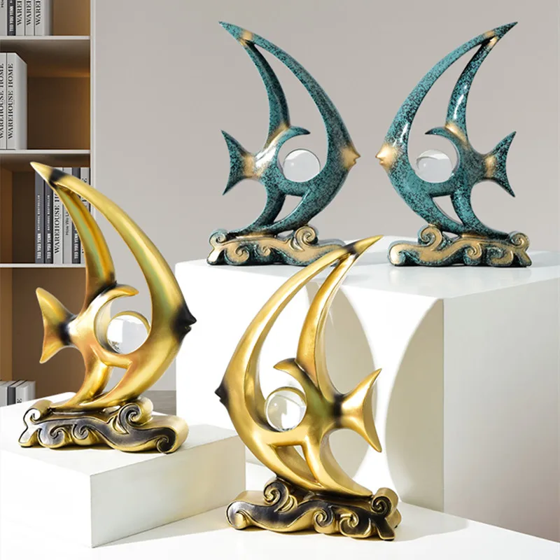 Ride the wind and waves fish ornaments Home Decorations Desktop decoration Chinese style Resin handmade crafts Crystal ball
Ride the wind and waves fish ornaments Home Decorations Desktop decoration Chinese style Resin handmade crafts Crystal ball