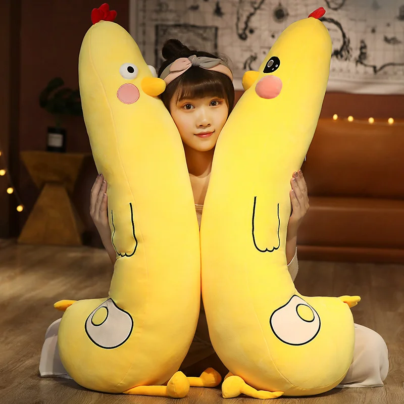 110CM Cute Creative Cartoon Chicken Plush Toy Stuffed Animals Doll Sofa Cushion Soft Toy Plushie Pillow for Kids Birthday Gift
110CM Cute Creative Cartoon Chicken Plush Toy Stuffed Animals Doll Sofa Cushion Soft Toy Plushie Pillow for Kids Birthday Gift