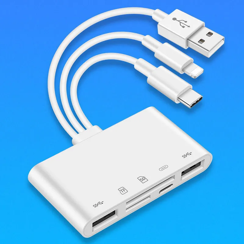 Wholesale Free Shipping High Quality Multi-function Card Reader for Apple Android Mobie Computer
Wholesale Free Shipping High Quality Multi-function Card Reader for Apple Android Mobie Computer